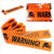 Skull Head Warning Tape 6M Halloween Decoration (Orange)