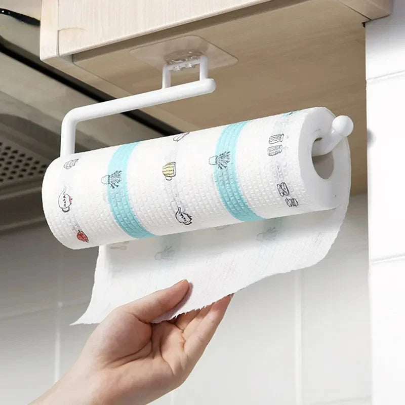 Hanging Toilet Roll Paper Holder Towel Rack (Short)