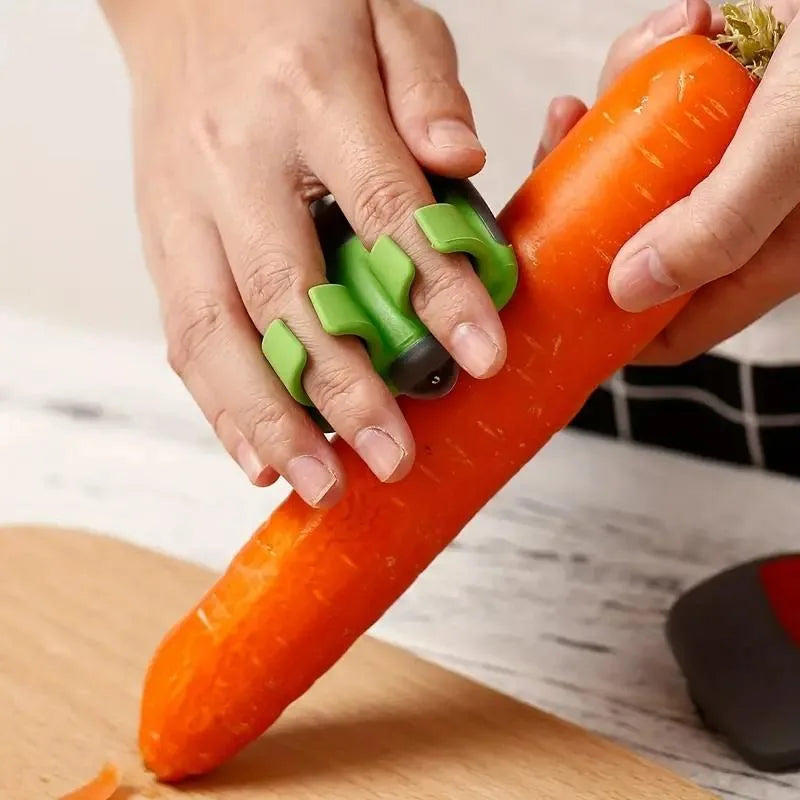 Premium Ergonomic Veggie Peeler Sharp Stainless Steel Blade