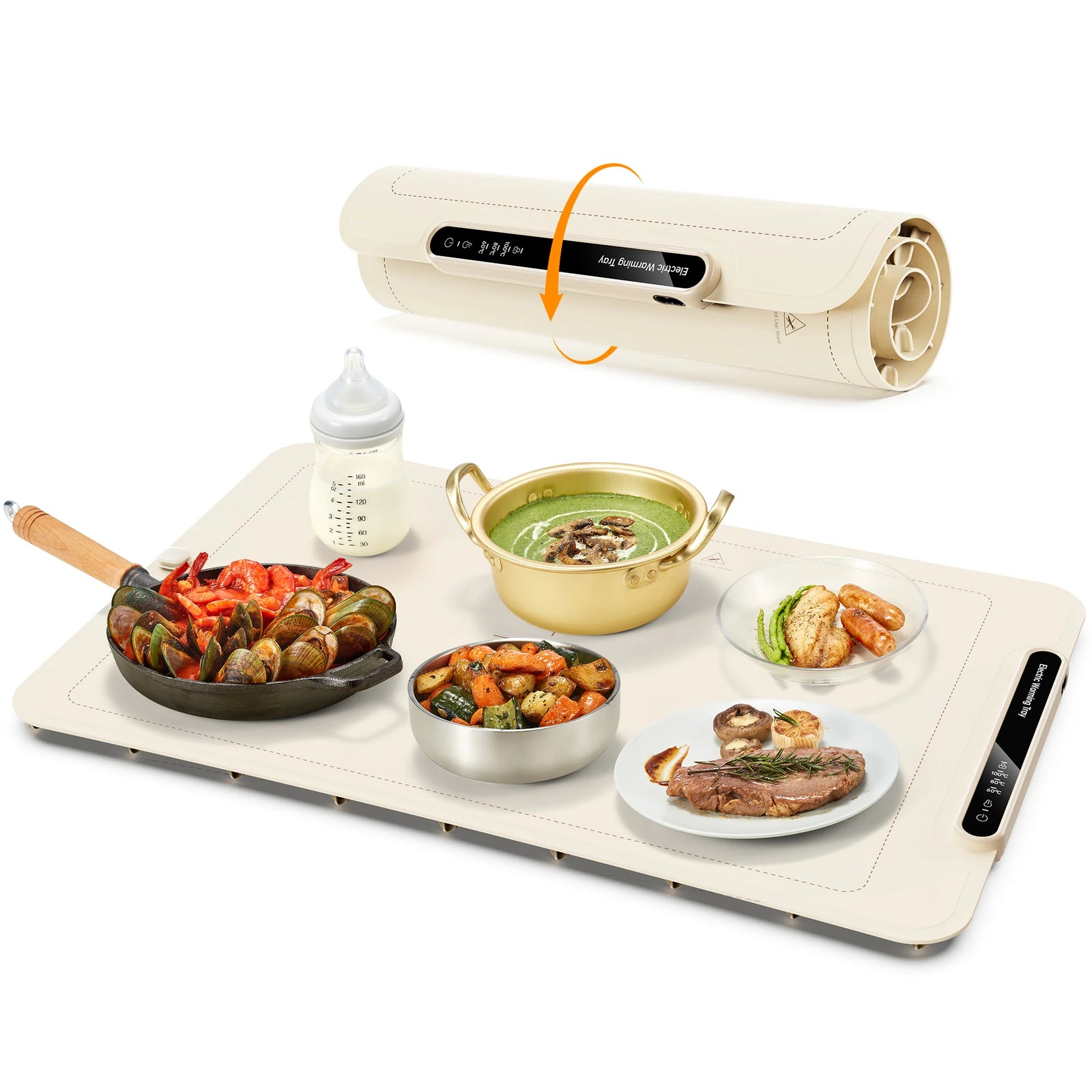 Electric Warming Tray Foldable Food Warmer