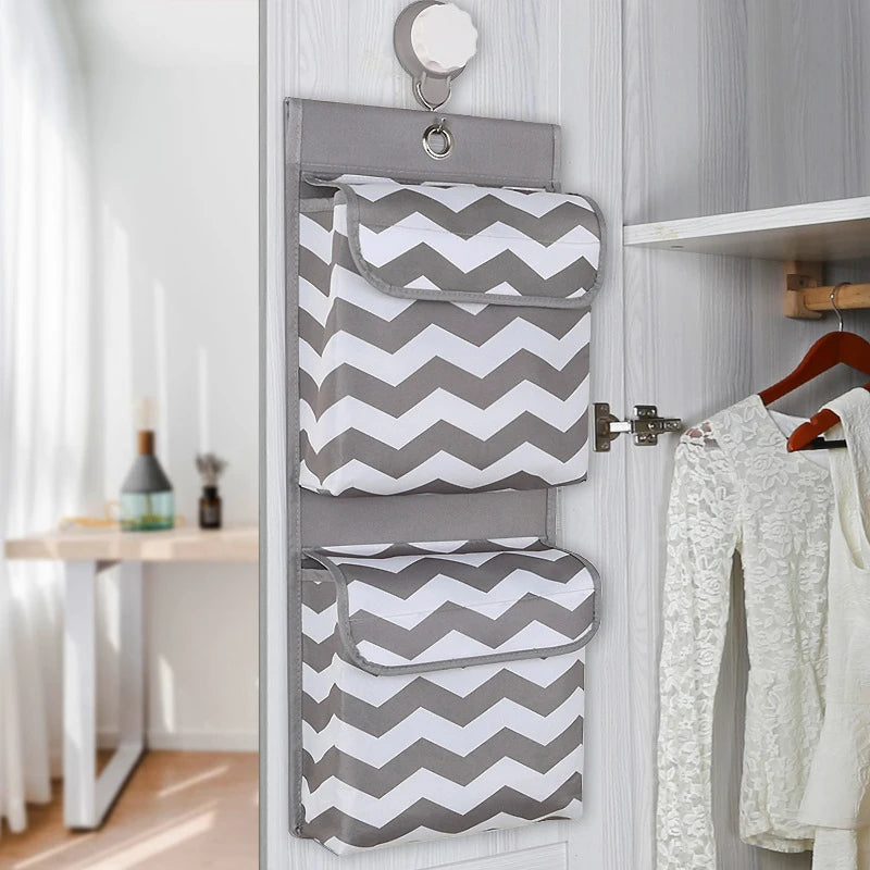 Oxford Fabric Hanging Storage Bag (Gray)
