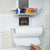 Kitchen Paper Towel Holder & Bathroom Organizer, 2-Piece Towel Storage Hook Tissue Rack