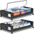 Under the Bed Storage with Wheels Clear Lids 2-Pack