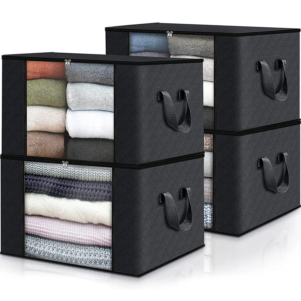 Large Capacity Foldable Storage Bags for Clothes Blankets