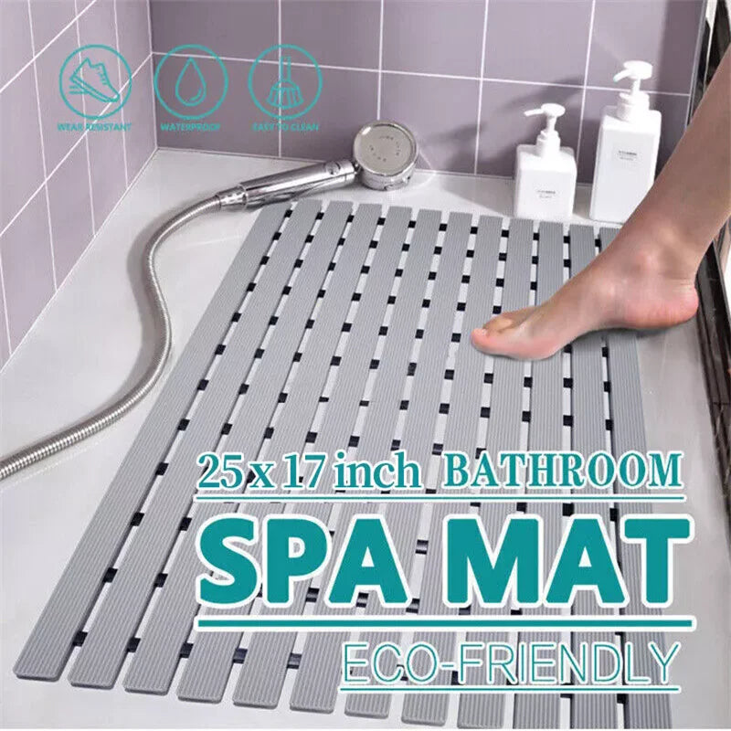Shower Bath Mat Non-Slip PVC for Tub and Shower