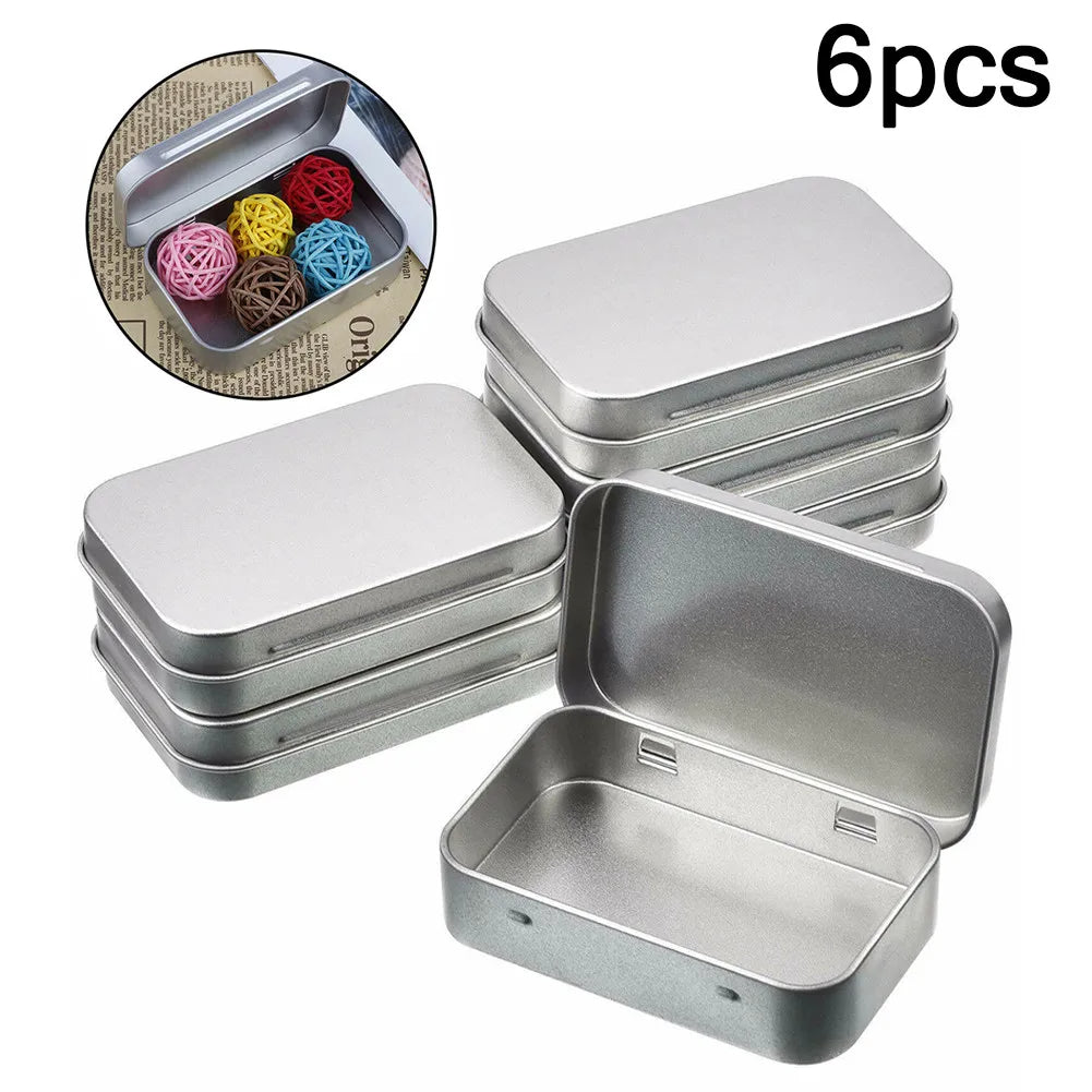 6Pcs Portable Slide Cover Storage Boxes for Travel