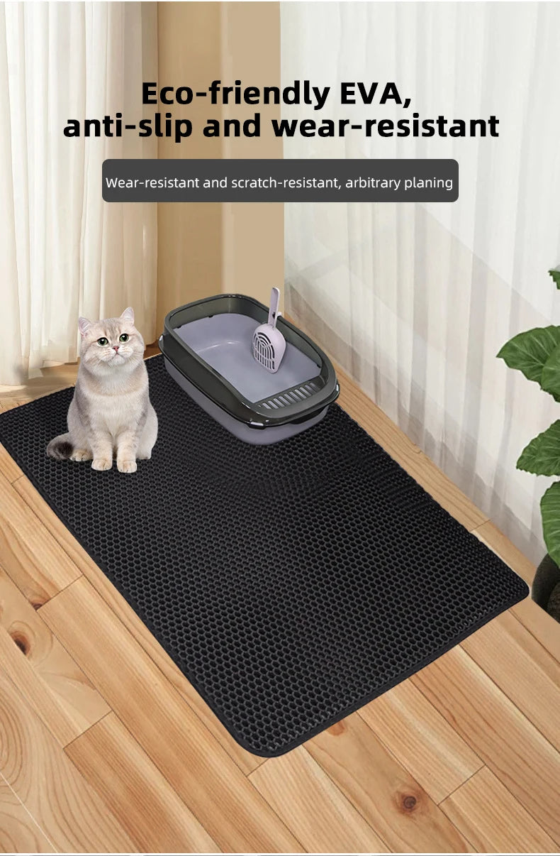 Durable Cat Litter Mat Waterproof Easy to Clean