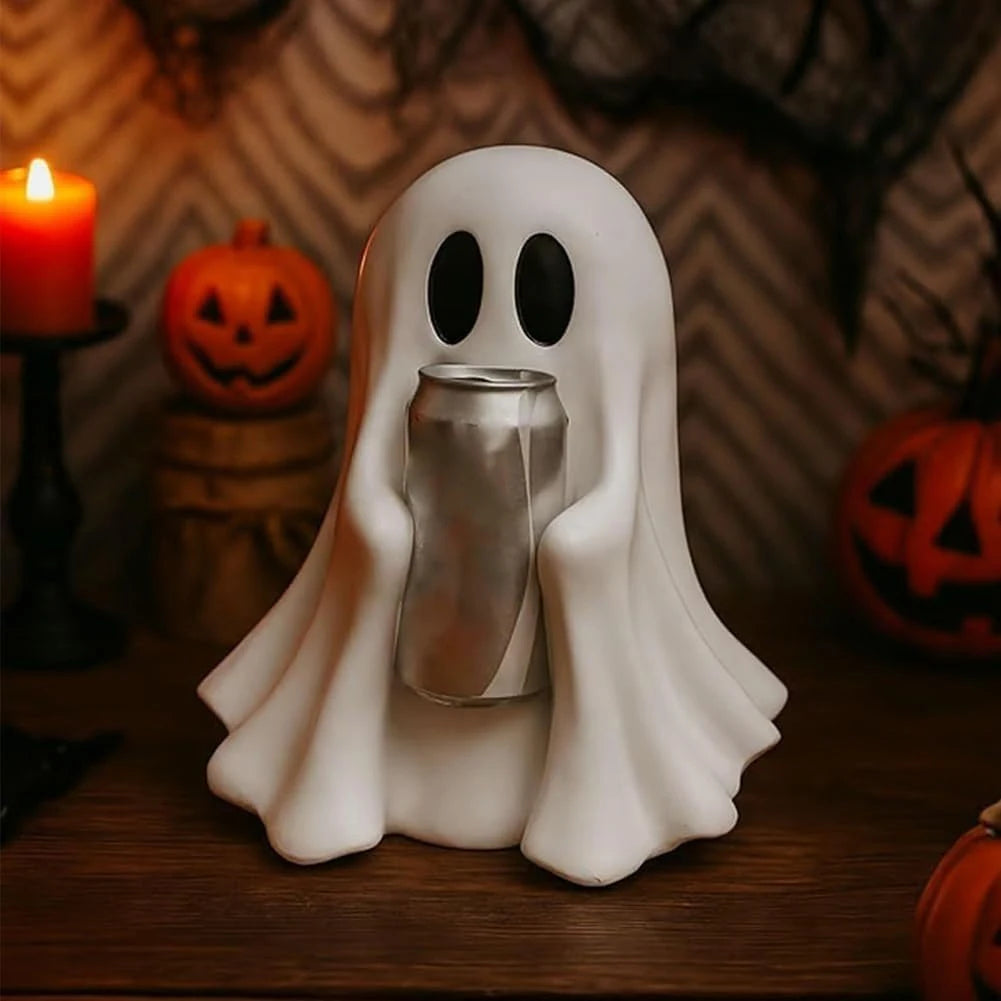 Cute Resin Ghost Drink Holder Stand 15CM