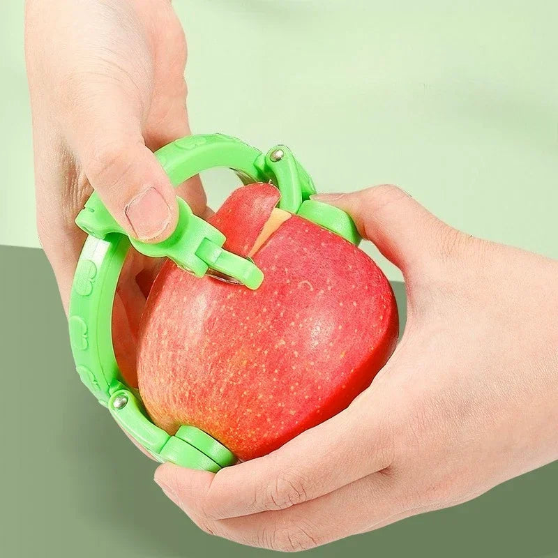 Kitchen Fruit Spiralizer Peeler Machine Handheld Rotating Tool