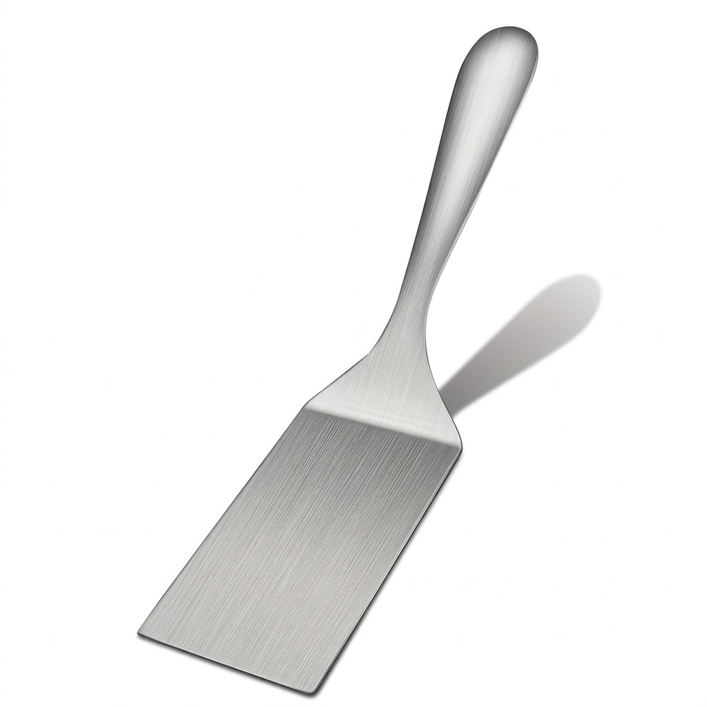 Small Stainless Steel Grill Spatula – Durable Mini Frying Turner for Grilling, Flipping, and Everyday Kitchen Cooking