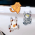 3pcs Funny Pet Cat Car Sticker Climbing Cats Animal Styling Stickers Decoration