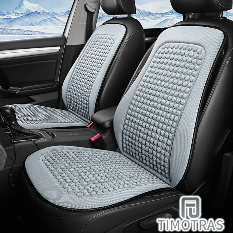 Car Cushion Summer Cool Cushion Ice Silk Seat Cover (Gray)