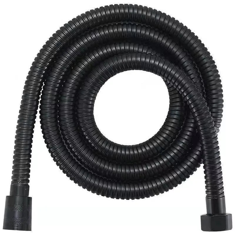 Long Bathroom Shower Water Hose Extension 2M (Black)