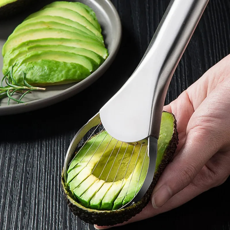 Avocado Knife Gadget Stainless Steel Cutter for Kitchen