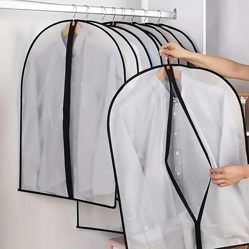 Garment Bag 5 Pack Clear Suit Covers 60x100cm