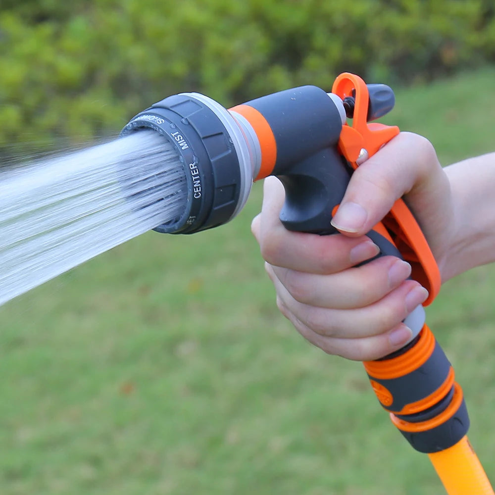 Watering Gun Garden Sprayer Adjustable Nozzle 8 Mode High Pressure Sprayer