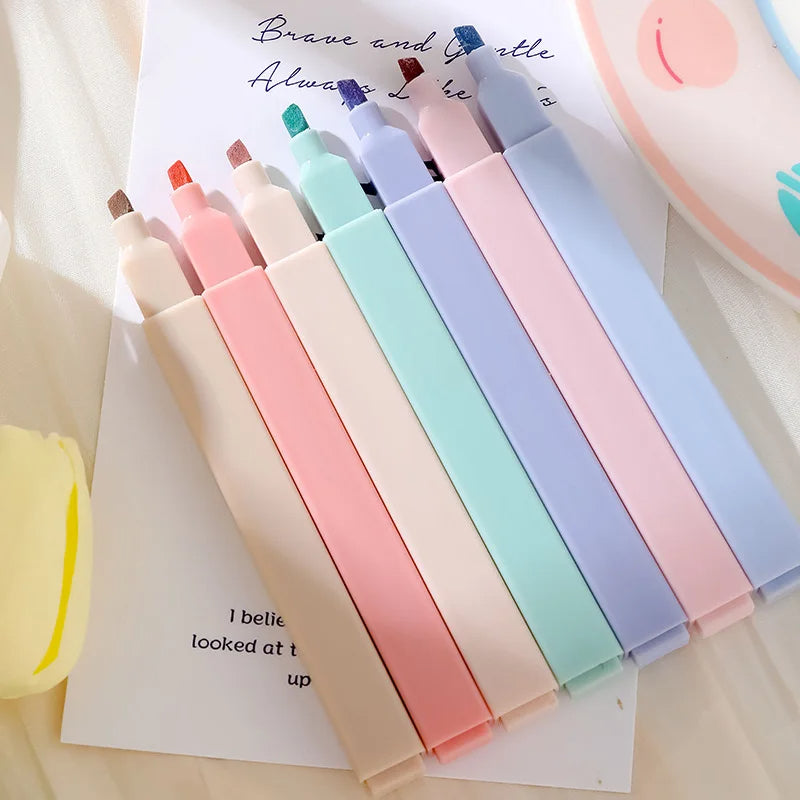 6-Pack Pastel Highlighters for Students