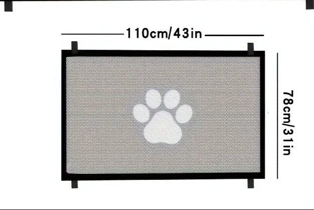 Portable Pet Partition Net Indoor Safety Fence for Cats & Dogs