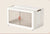 Foldable Plastic Storage Cabinet 1-Layer Stackable Foldable Storage Bin