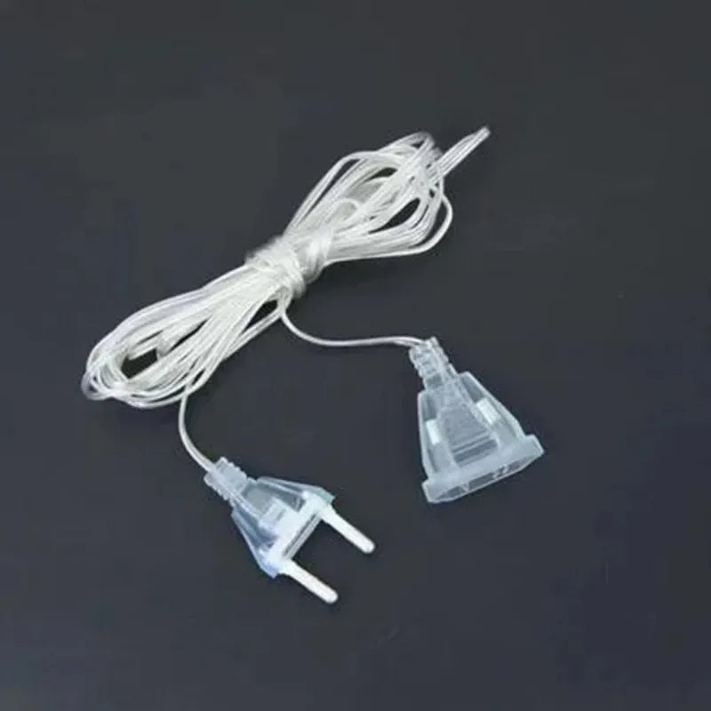 Power Extension Cable 5 Meter EU Plug for LED Lights