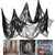 Horror Cloth Halloween Decorative Door Curtain, Black (30 x 72 inch)