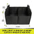 Collapsible Trunk Organizer 1 Pack, Black Hard-Sided (18.5"x16.54"x9.96")