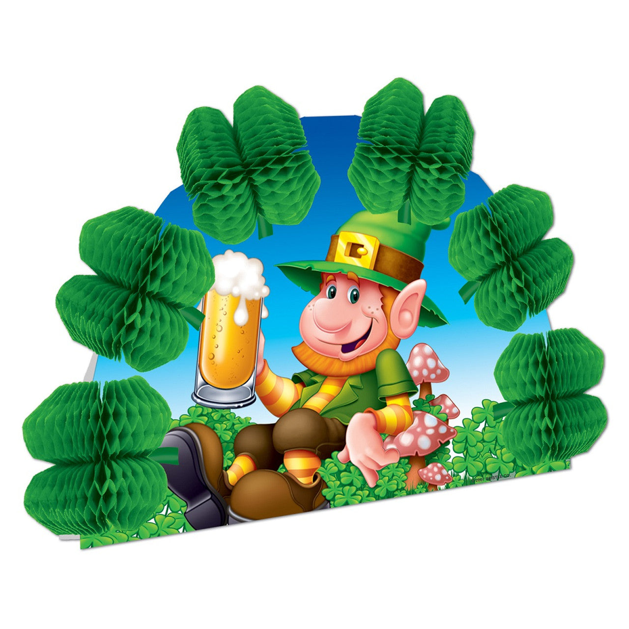 Pack of 12 Leprechaun Table Decorations for St. Patrick's Day