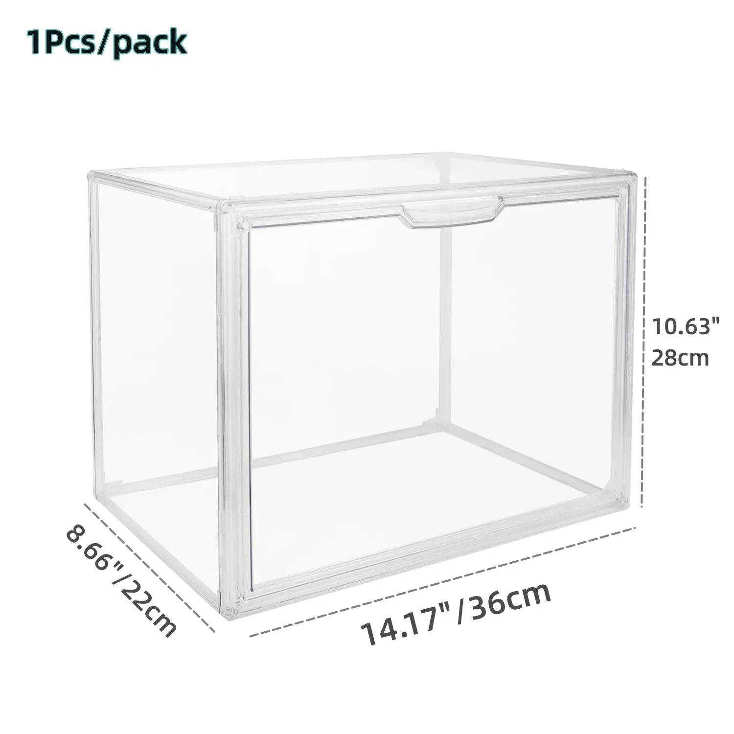 Clear Large Capacity Organizer for Figures Makeup Toys