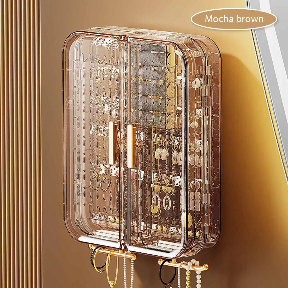 Jewelry Organizer Wall-Mounted for Necklaces Earrings