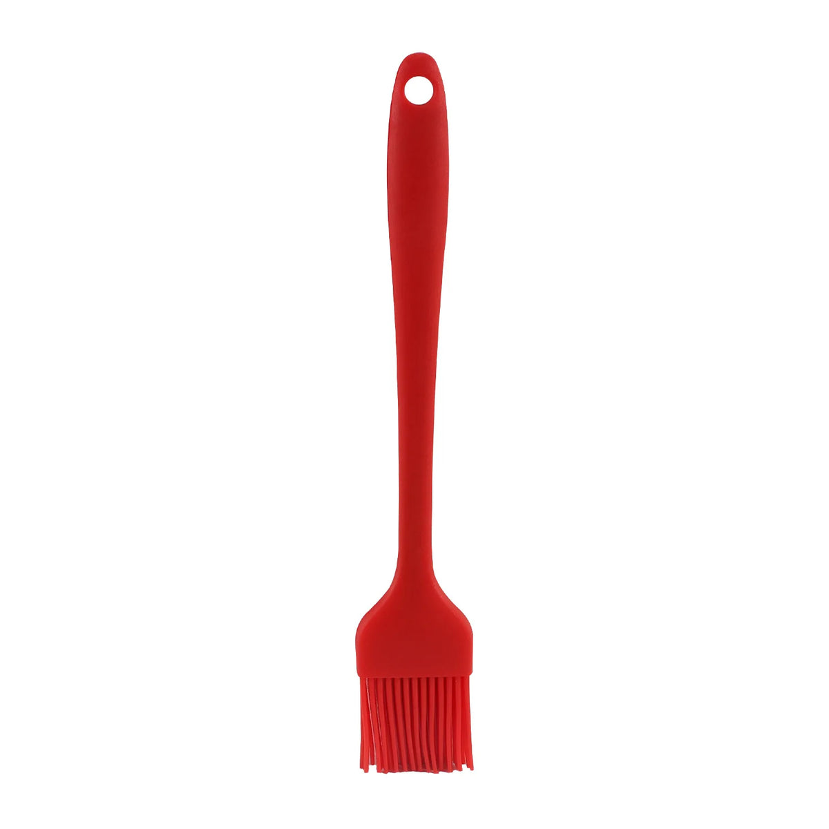 Silicone Basting Brush Food-Grade Pastry Heat-Resistant Oil Brush for BBQ Grilling (Red)