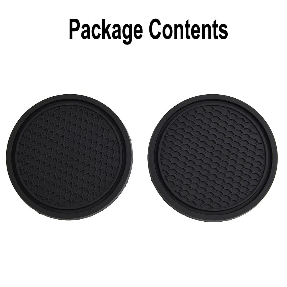 Car Auto Cup Holder Anti Slip Insert Coasters Pads Universal Car Interior Accessories Car Cup Holders Black For Car Home