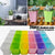 Mini Basin Square Flower Pot 20 Pieces, Colorful Flowerpot Planters Grow Pot for Home Office Garden Decoration