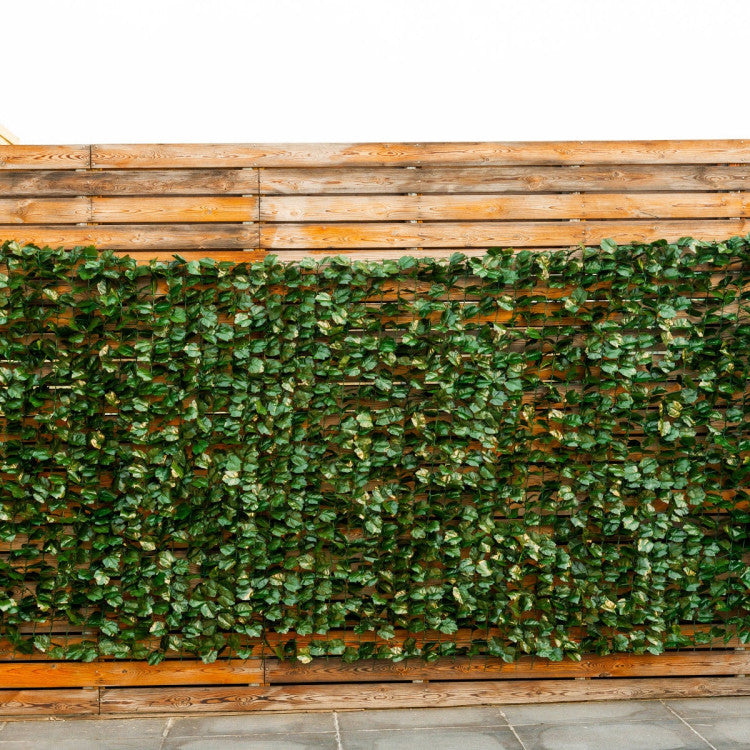 Faux Ivy Leaf Decorative Privacy Fence, 40" L x 95" W