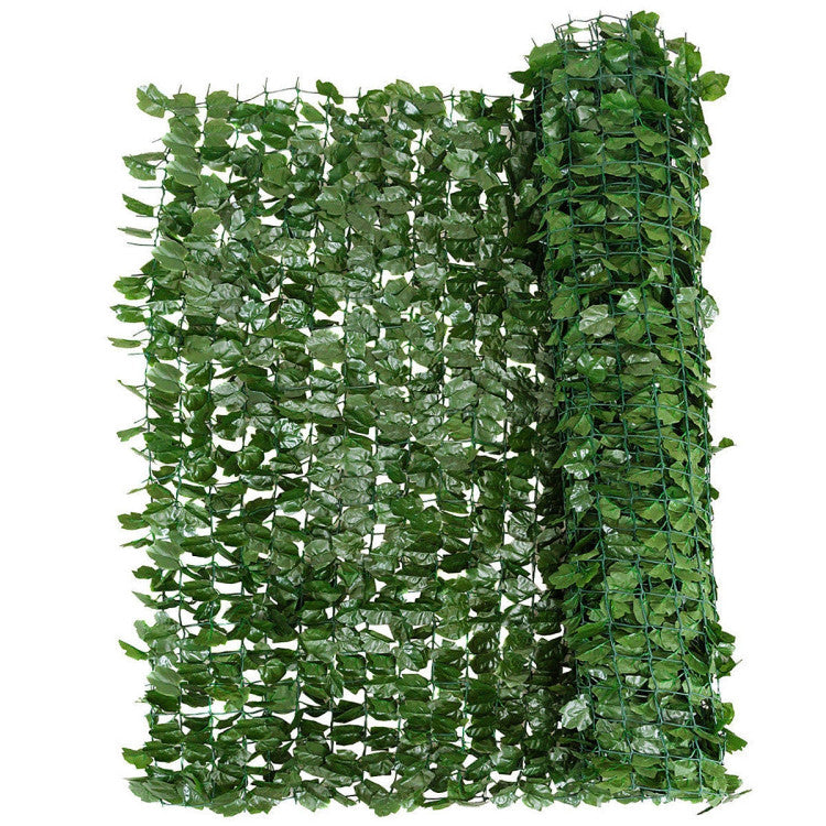 Faux Ivy Leaf Decorative Privacy Fence, 40" L x 95" W