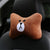 Cute Cartoon Car Headrest Pillow Brown Bear Car Neck Rest Support Automotive Interior Seat Cushion Car Accessories Car Styling