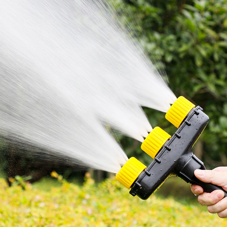 Multi-Head Spraying Spray 3 Heads Watering Vegetable Garden Watering Water Pipe Spray Water Sprinkler Sprayer Nozzle  ( 3 heads 1 inch/1.2 inch)