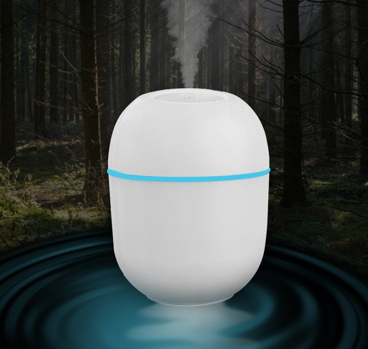 Household USB Portable Humidifier for Car Bedroom Home (White)