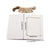 10pcs Combination Paper Frame with Clips DIY Kraft Photo Album Wall Decor (White)