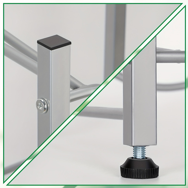 Water Jug Holder 3-Layer Detachable Storage Rack (Silver)