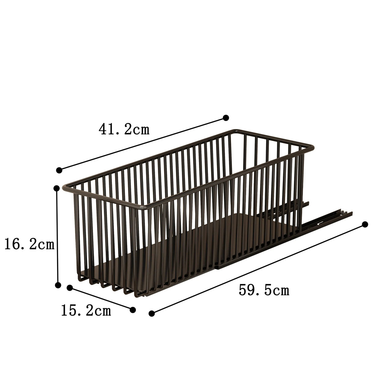 Under Sink Cabinet Organizer Pull Out Sliding Shelves (Set of 2)