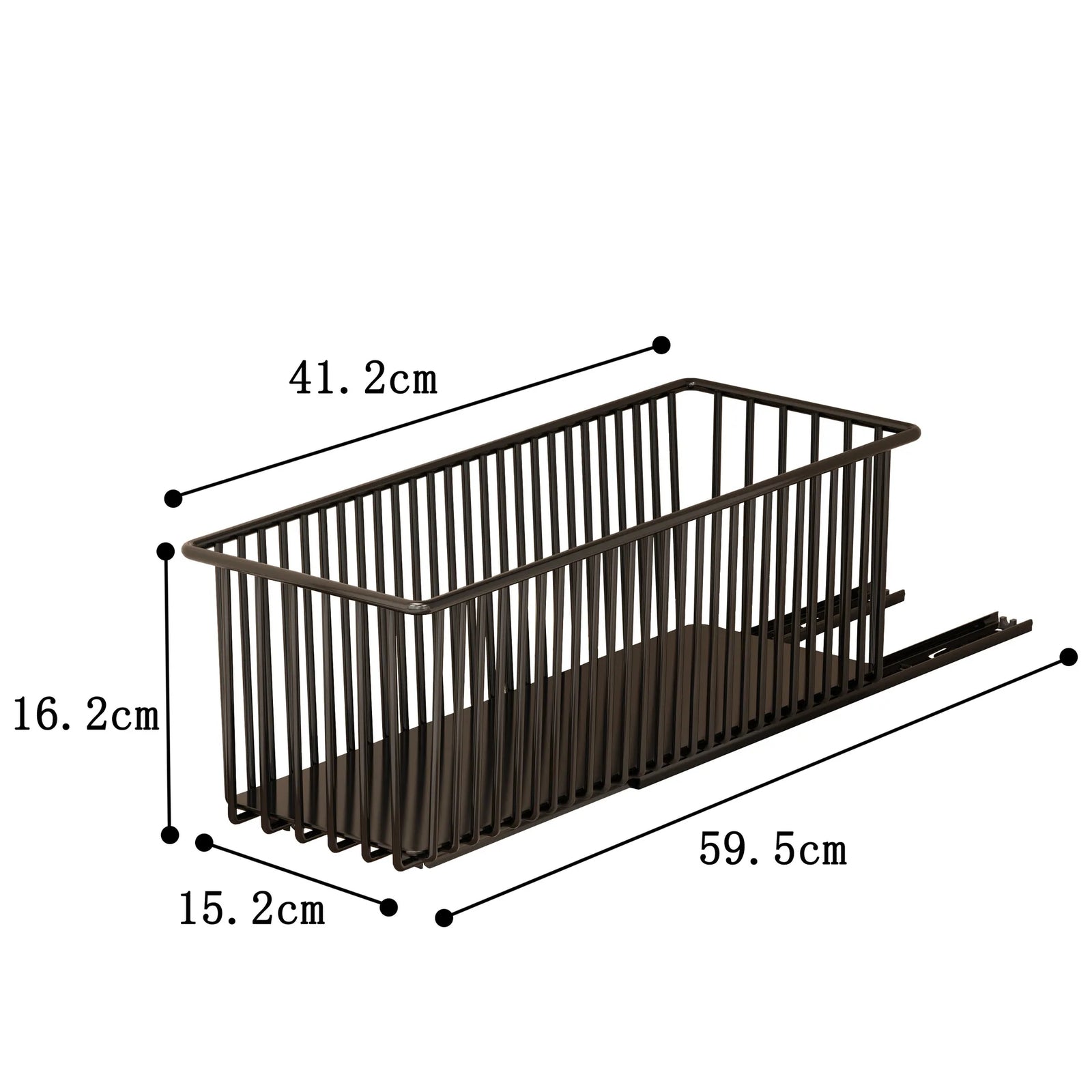 Under Sink Cabinet Organizer Pull Out Sliding Shelves (Set of 2)