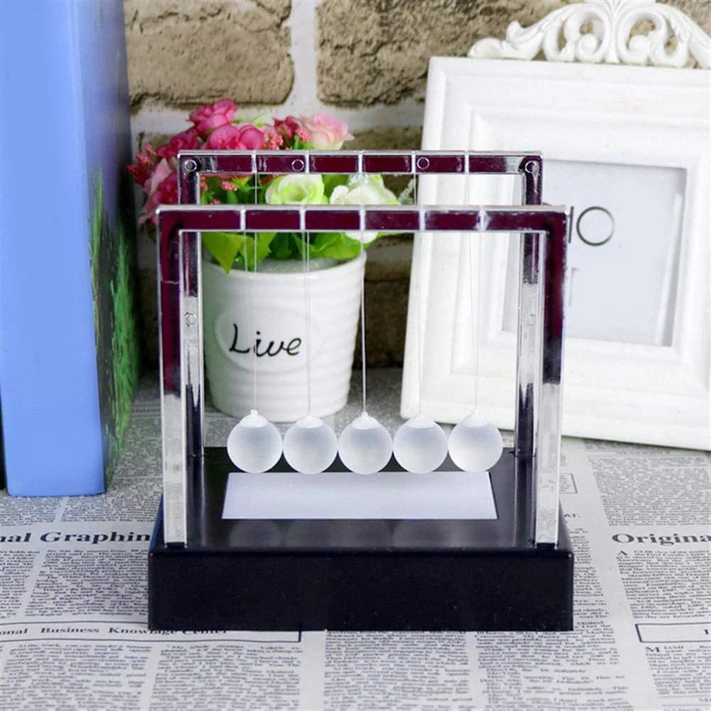 Light Up Newtons Cradle Balance Balls for Office Home