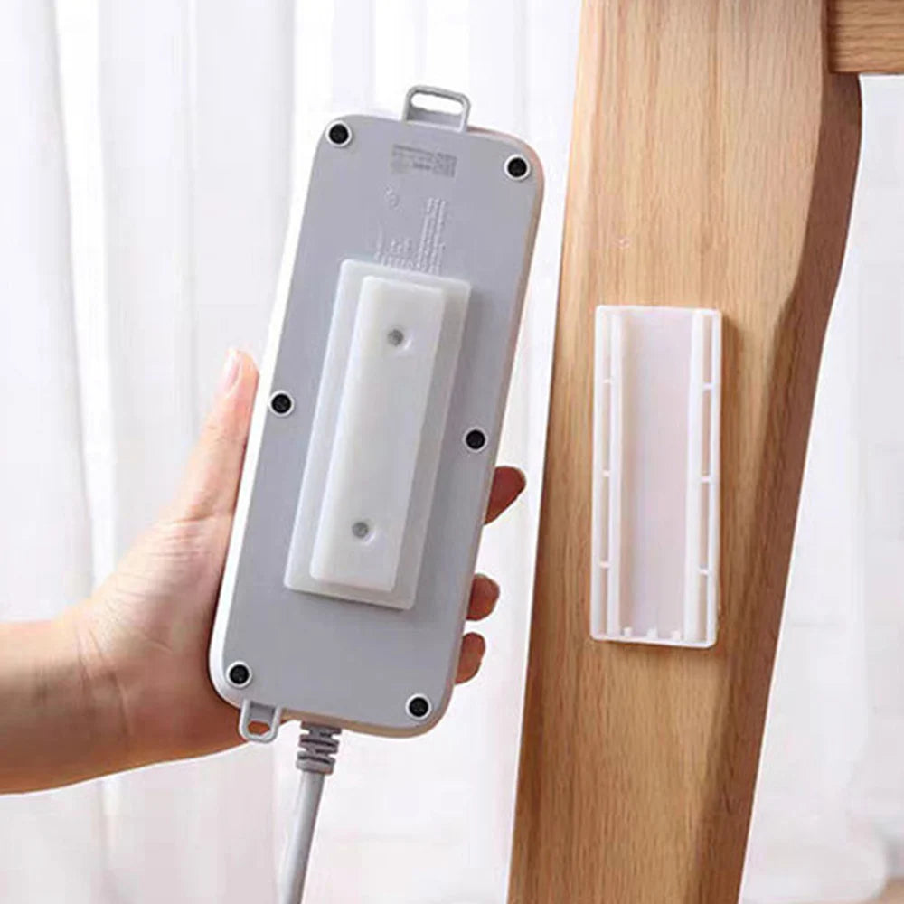 No-Punch Power Strip Fixer Adhesive Wall Mount Socket (10-Packet)