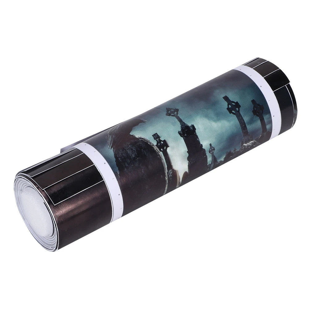 3D Halloween Wall Decals Crow Tombstone