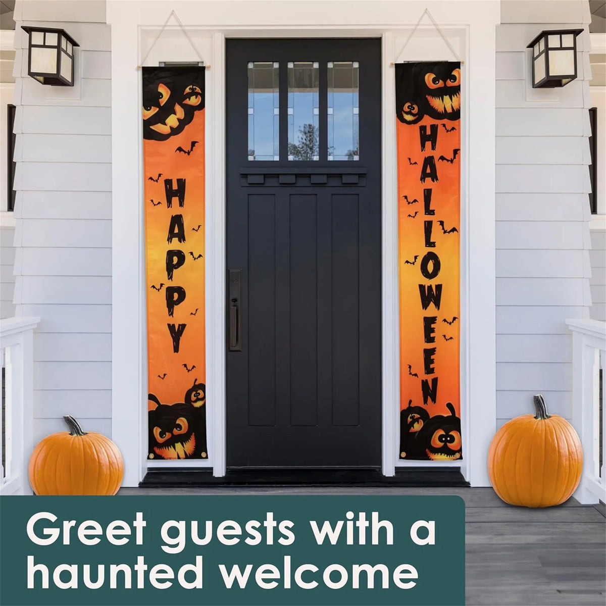 Spooky Haunted House Front Door Decoration Set