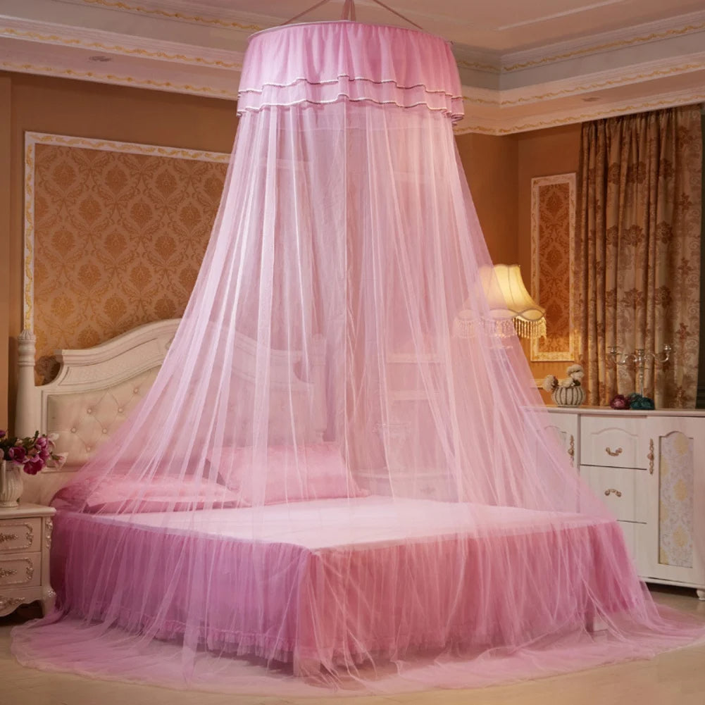 Princess Wind Bed Canopy Mosquito Net (Purple)
