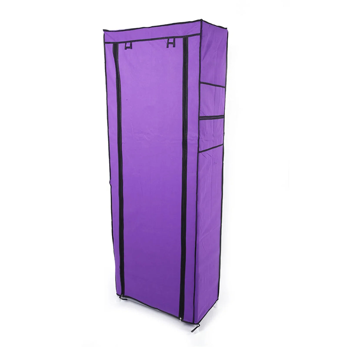 Home Shoe Rack 9 Grid 10 Layer Purple Dustproof Closet