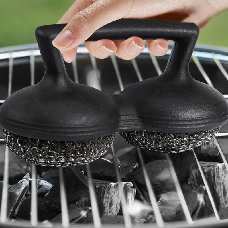 Heavy-Duty Metal Scrubbing Sponge for Grills Pots (Black)