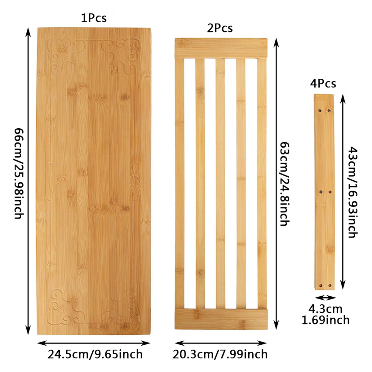 3-Tier Bamboo Shoe Rack Organizer – Modern Entryway Bench for Shoes & Storage