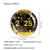 2025 Happy New Year Disposable Tableware Set (Black and Gold)